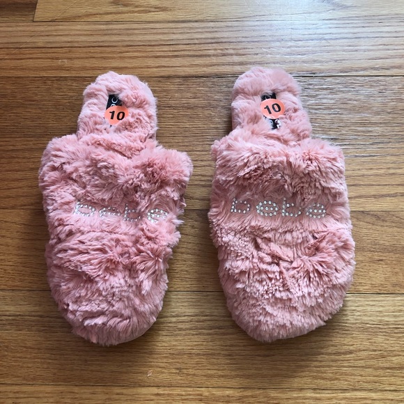 Bebe furry slippers - Picture 2 of 4